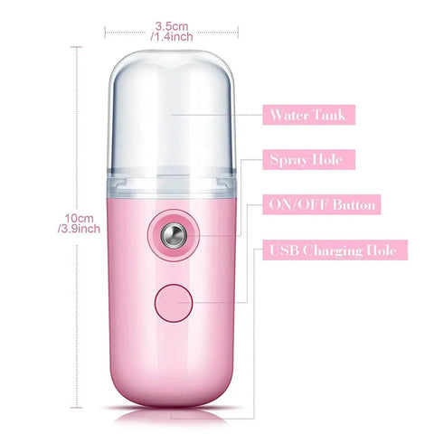 Portable Mini Facial Steamer - 3sung llc