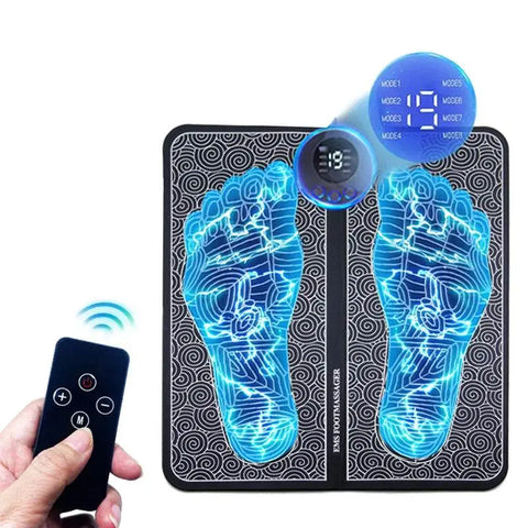 Rechargeable EMS Foot Massager Mat for Sore Feet Relief. - 3sung llc