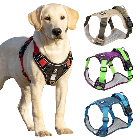 Reflective Tactical Dog Harness for Medium/Large Dogs. - 3sung llc