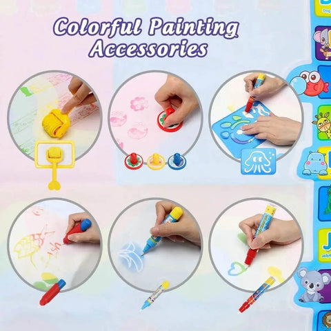 Reusable Magic Water Drawing Mat for Kids. - 3sung llc