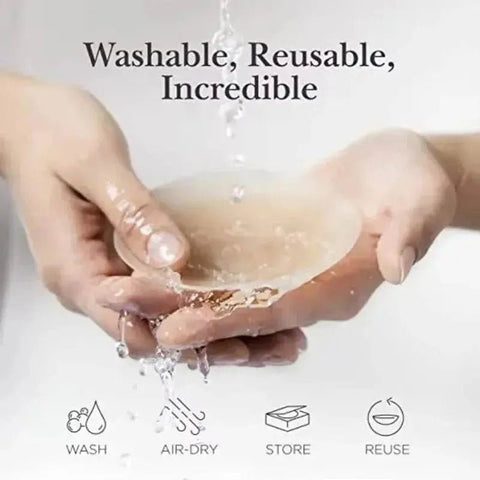 Reusable Silicone Nipple Covers - Invisible & Strapless. - 3sung llc