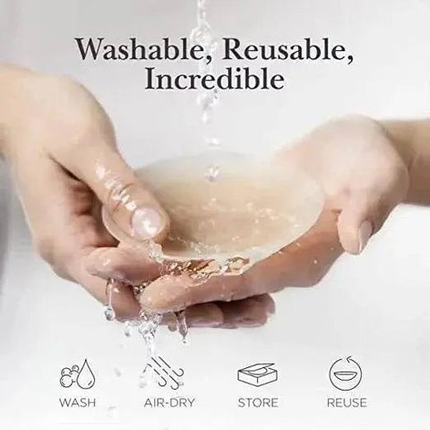 Reusable Silicone Nipple Covers - Invisible & Strapless. - 3sung llc