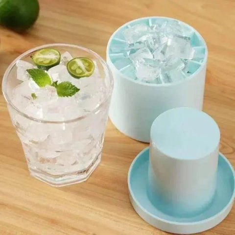 Silicone Ice Cube Tray & Bucket Set for Quick Freezing - 3sung llc