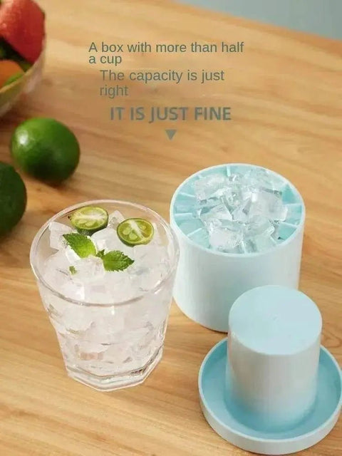 Silicone Ice Cube Tray & Bucket Set for Quick Freezing - 3sung llc