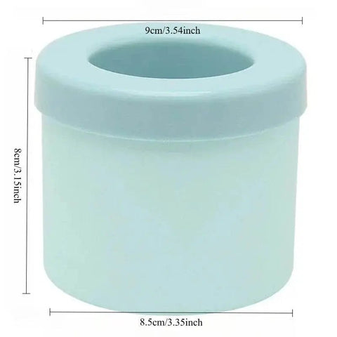 Silicone Ice Cube Tray & Bucket Set for Quick Freezing - 3sung llc