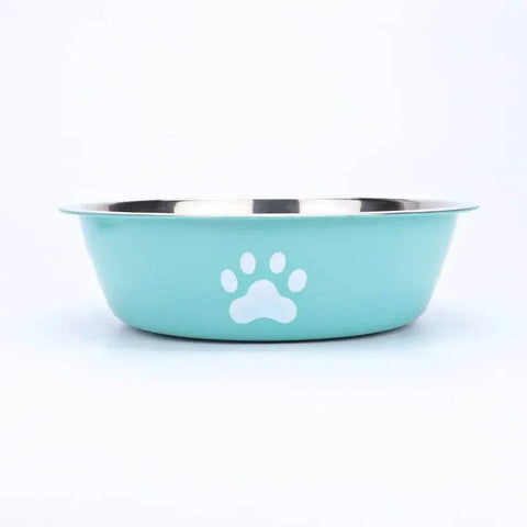 Stainless Steel Pet Bowl with Anti - Slip Silicone Base. - 3sung llc