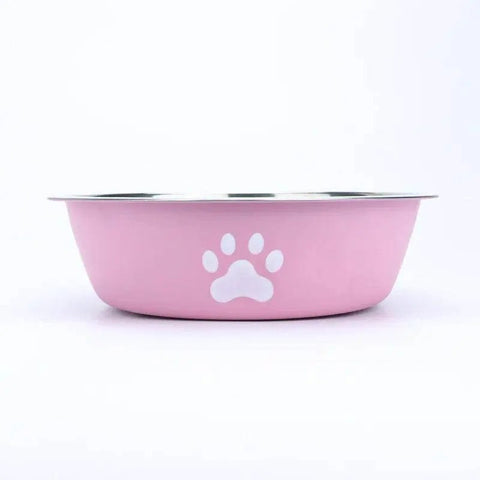 Stainless Steel Pet Bowl with Anti - Slip Silicone Base. - 3sung llc