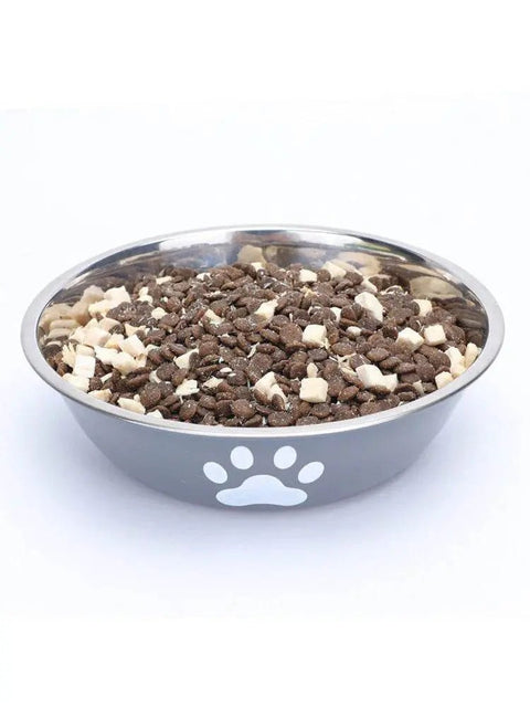 Stainless Steel Pet Bowl with Anti - Slip Silicone Base. - 3sung llc