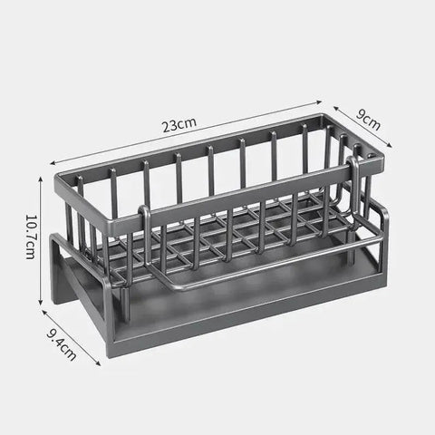 Tap - Mounted Spice Shelf with Drainage Rack for Sink Organization. - 3sung llc