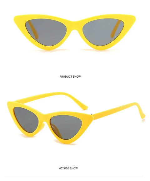 Ultra Light Vintage Cat Eye Sunglasses in Candy Colors - Unisex. - 3sung llc