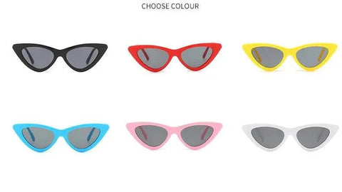 Ultra Light Vintage Cat Eye Sunglasses in Candy Colors - Unisex. - 3sung llc