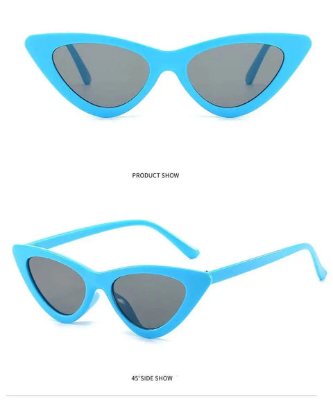 Ultra Light Vintage Cat Eye Sunglasses in Candy Colors - Unisex. - 3sung llc