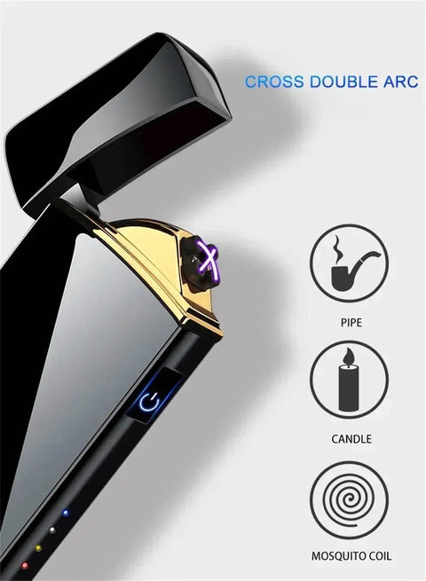 USB Rechargeable Electric Plasma Lighter, Windproof. - 3sung llc