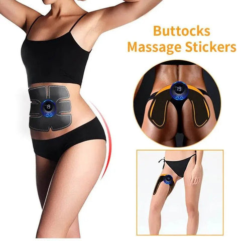 USB Rechargeable EMS Muscle Stimulator for Abs & Toning. - 3sung llc