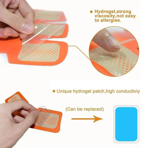 USB Rechargeable EMS Muscle Stimulator for Abs & Toning. - 3sung llc